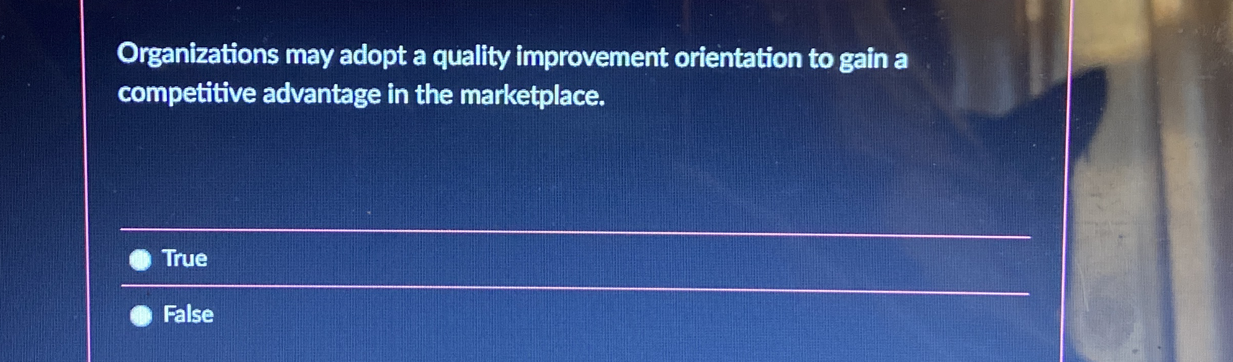 Solved Organizations May Adopt A Quality Improvement Chegg