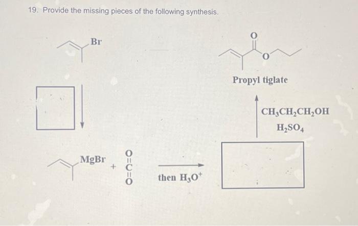 Solved 18 Provide The Gilman Reagent For The Following Chegg