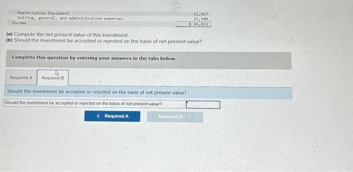 Solved Exercise Algo Net Present Value Of An Annuity Chegg