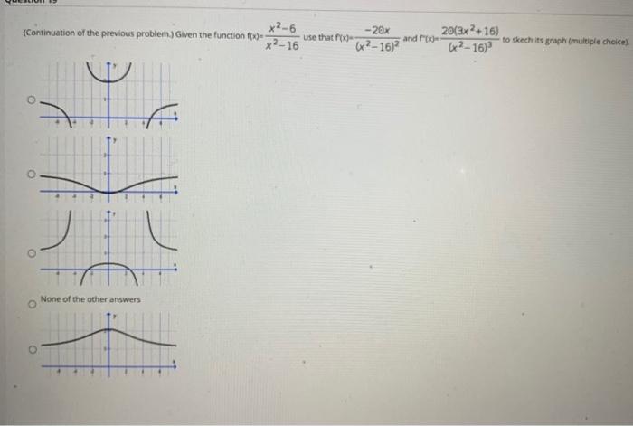 Solved x² 6 Continuation of the previous problem Given Chegg