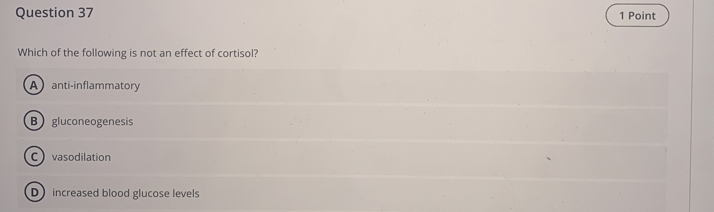 Question Pointwhich Of The Following Is Not An Chegg