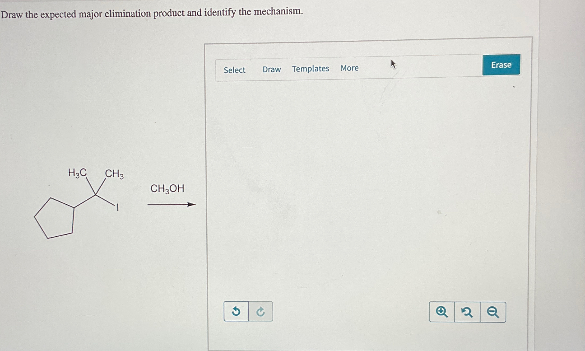 Solved Draw The Expected Major Elimination Product And Chegg