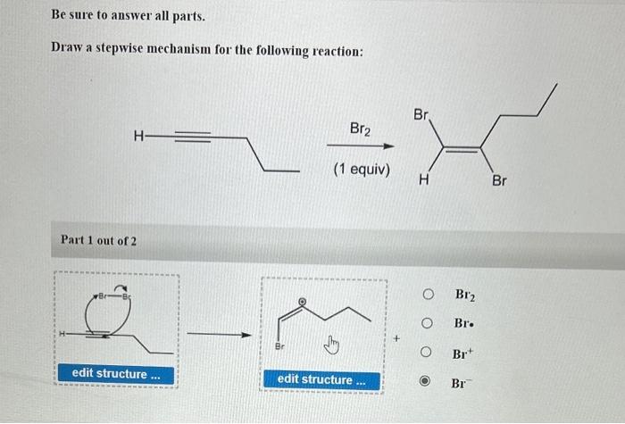 Solved Be Sure To Answer All Parts Draw A Stepwise Chegg