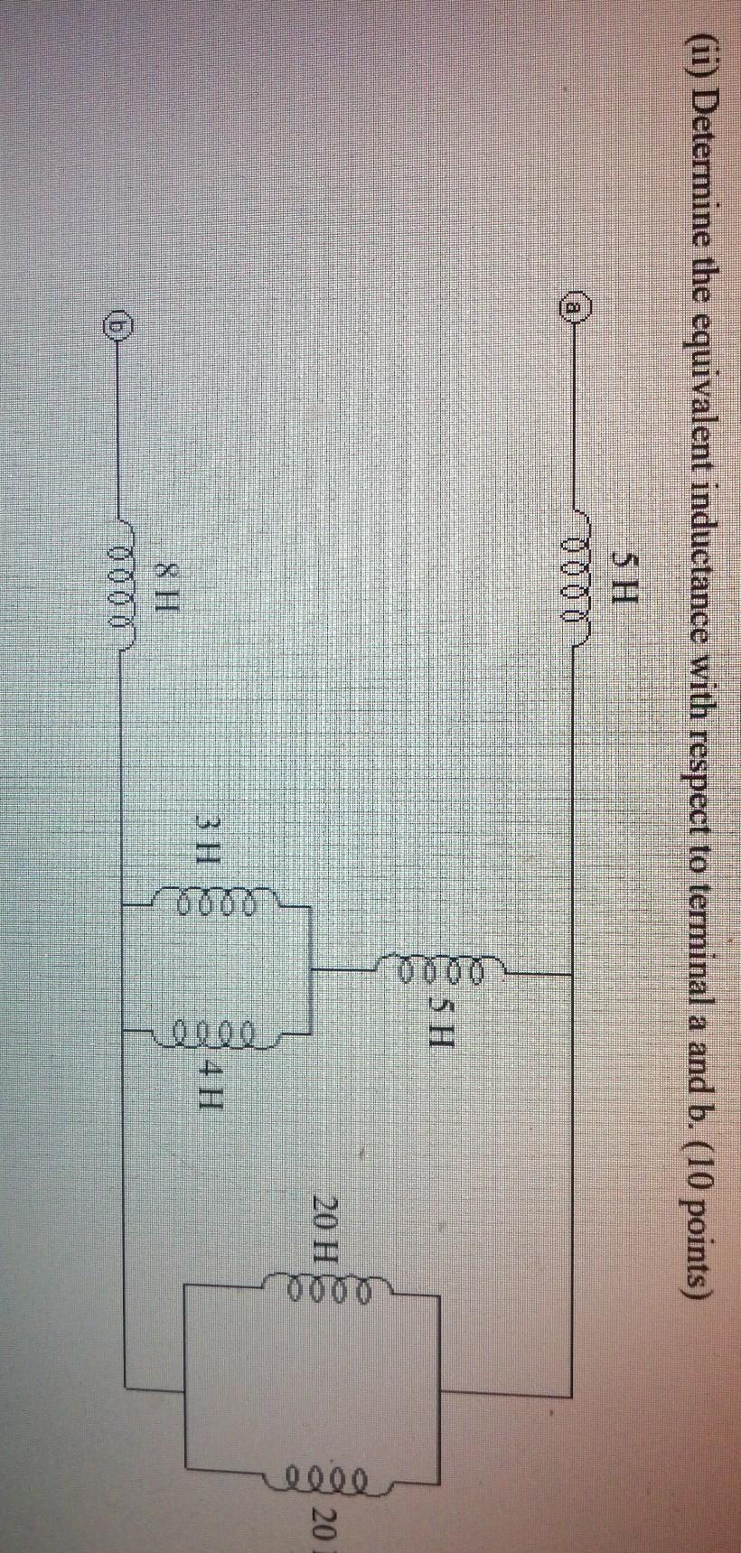 Solved Ii Determine The Equivalent Inductance With Respect Chegg