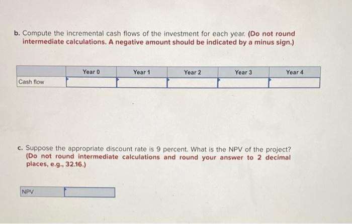 Solved Problem 6 2 Calculating Project NPV The Best Chegg