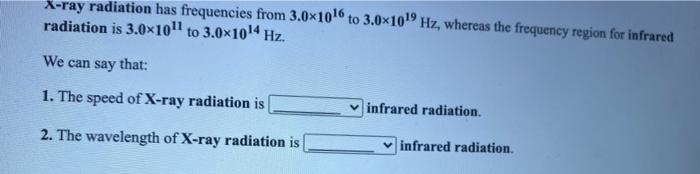 Solved Radio Wave Radiation Has Wavelengths From To Chegg