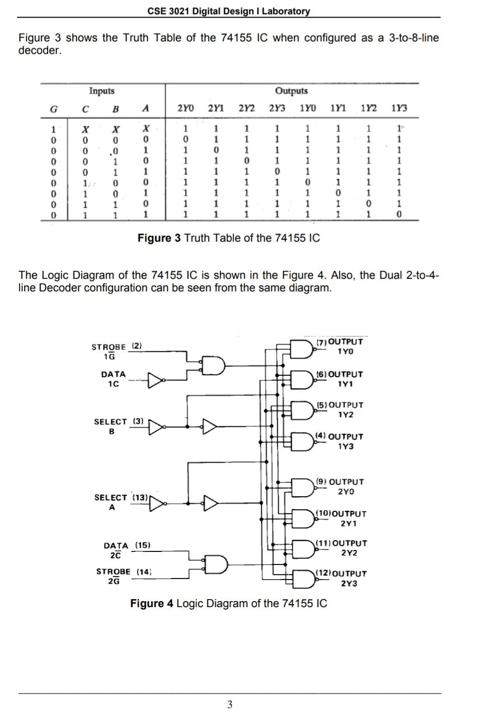 Solved Combinational Logic Circuit Design With Decoders Chegg