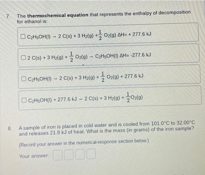 Solved Use The Following Information To Answer The Next Chegg