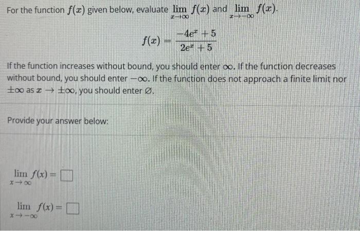 Solved For The Function F X Given Below Evaluate Chegg