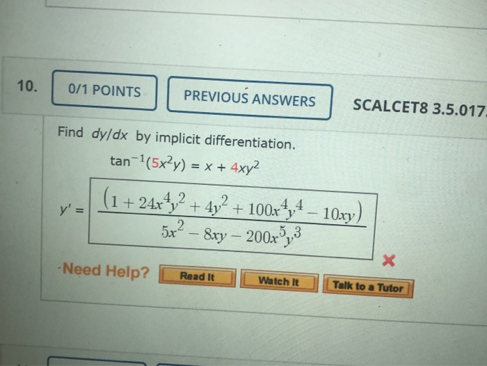 Solved Points Previous Answers Scalcet Find Chegg