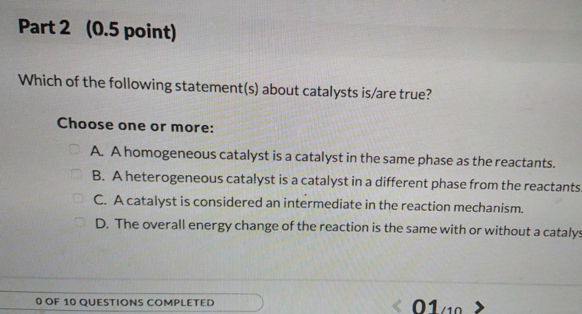 Which Of The Following Phase Diagrams Represents How A Catal