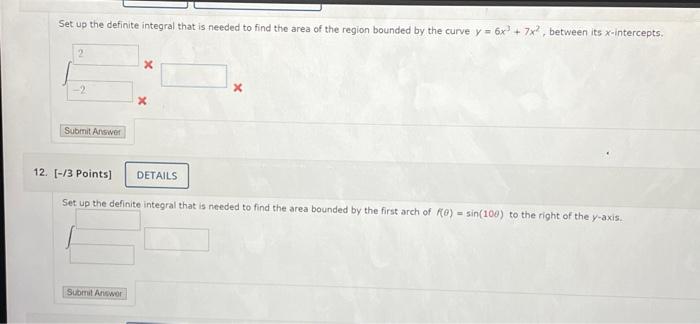 Solved Set Up The Definite Integral That Is Needed To Find Chegg