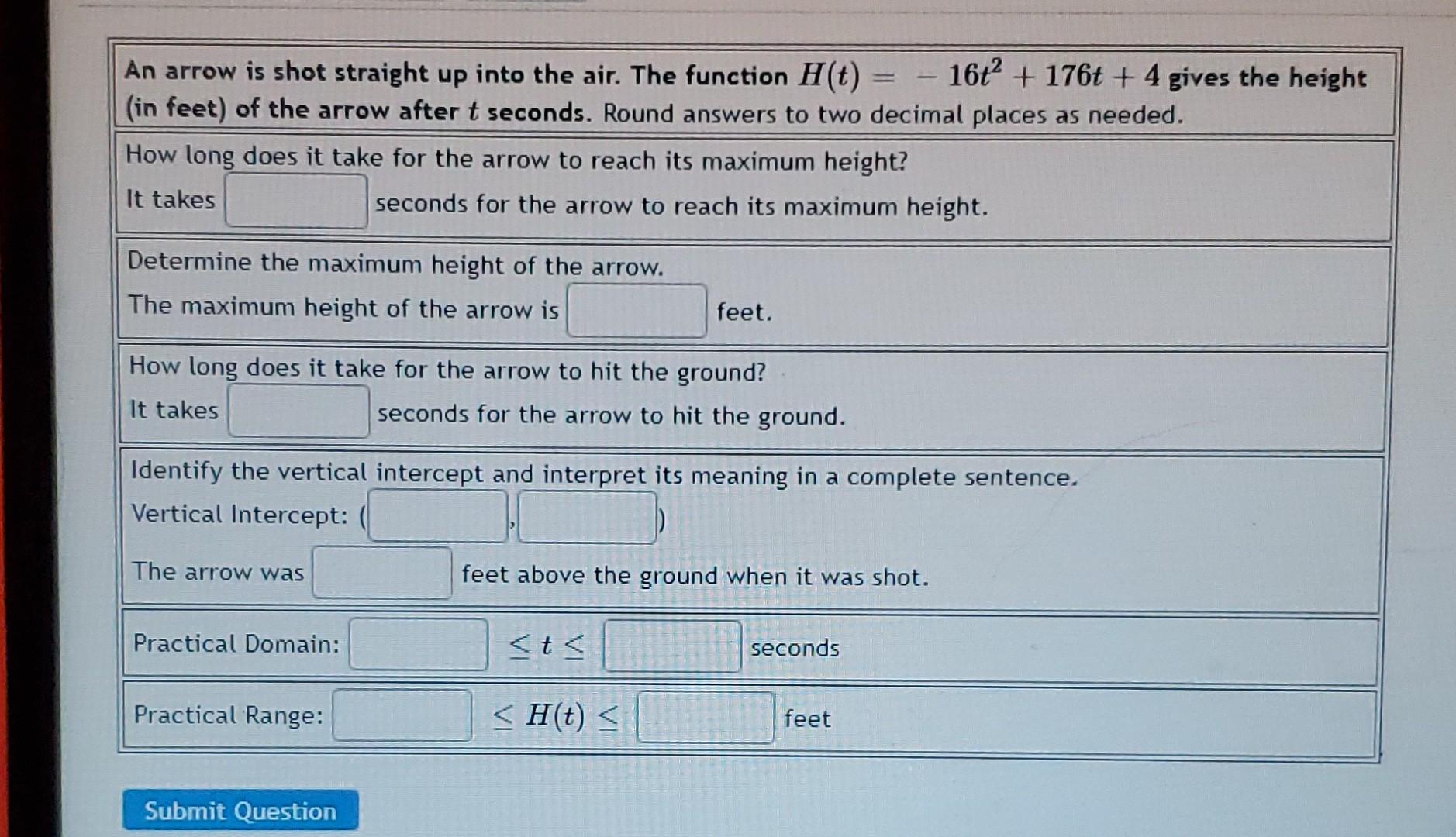 Solved An Arrow Is Shot Straight Up Into The Air The Chegg