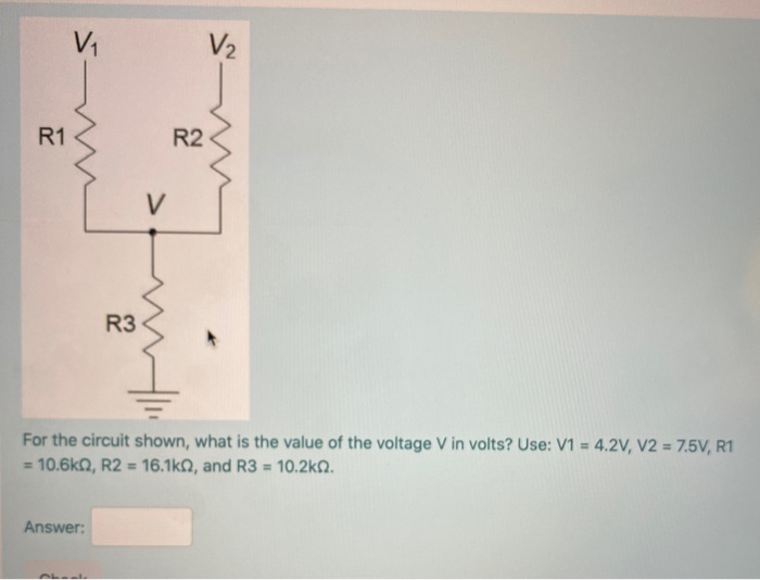 Solved For The Circuit Shown What Is The Value Of The Chegg