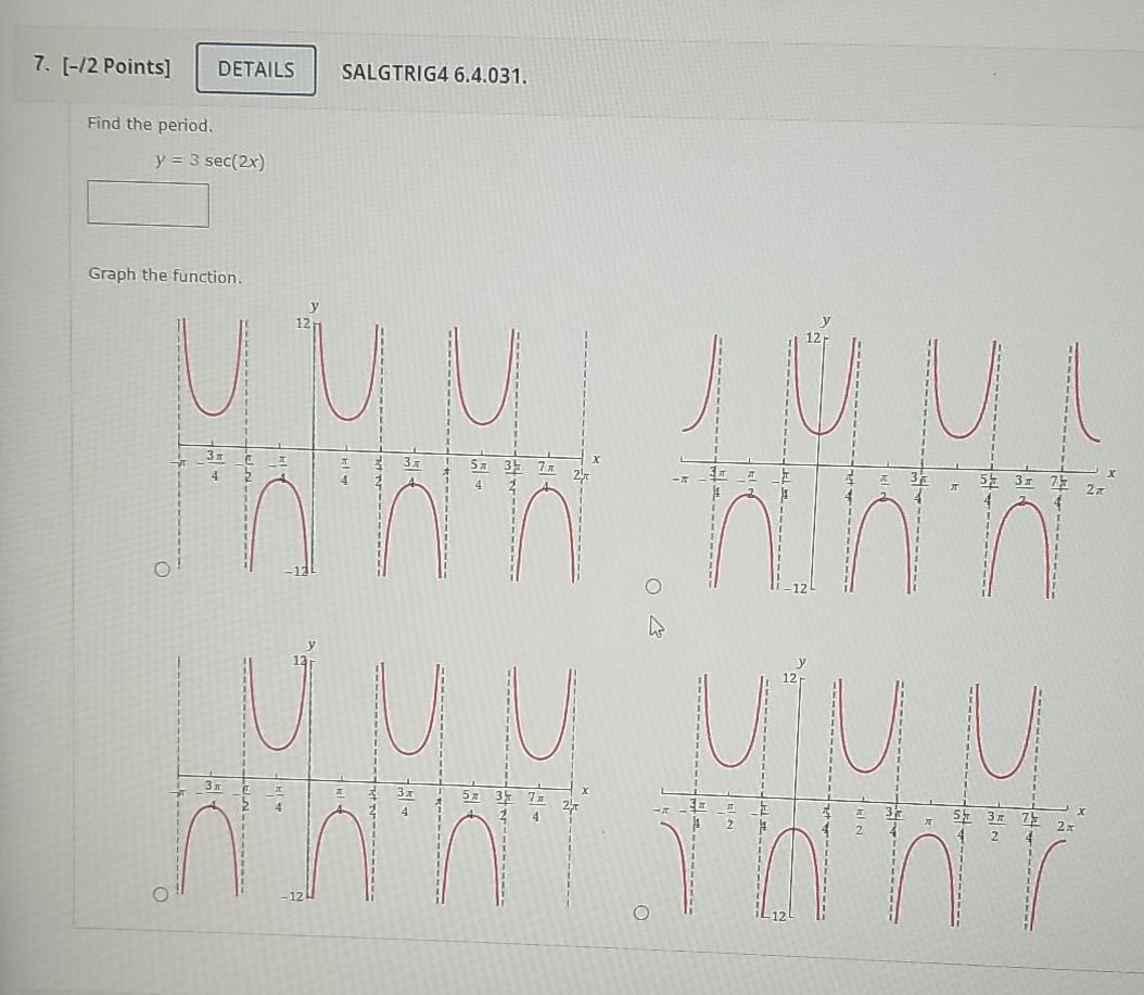 Solved Points Details Salgtrig Find The Chegg