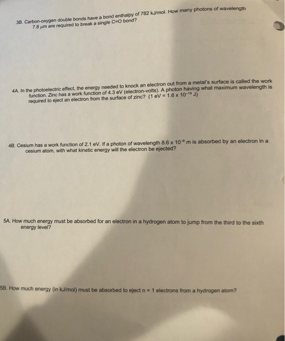 Solved Carbon Oxygen Double Bonds Have A Bond Enthalpy Chegg