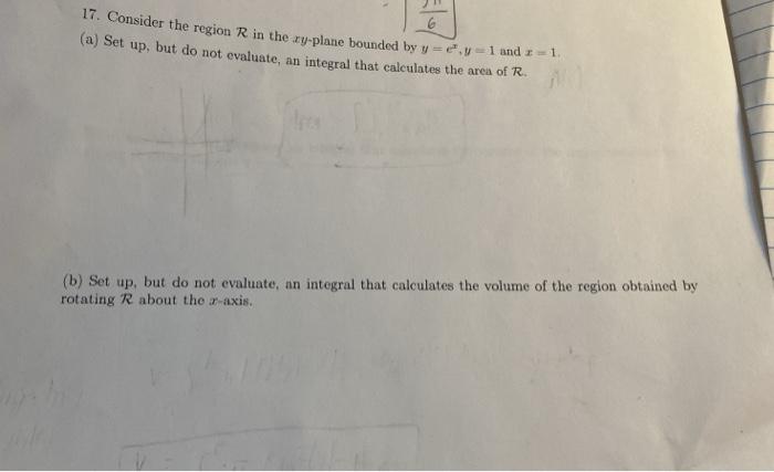 Solved Consider The Region R In The Xy Plane Bounded By Chegg