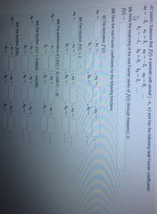 Solved Points Suppose That F T Is Periodic With Period Chegg