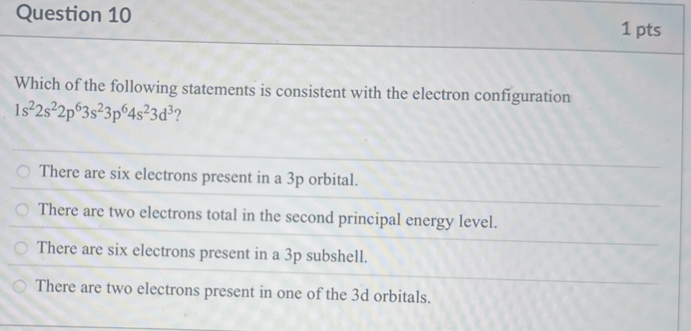 Solved Question 101 PtsWhich Of The Following Statements Is Chegg