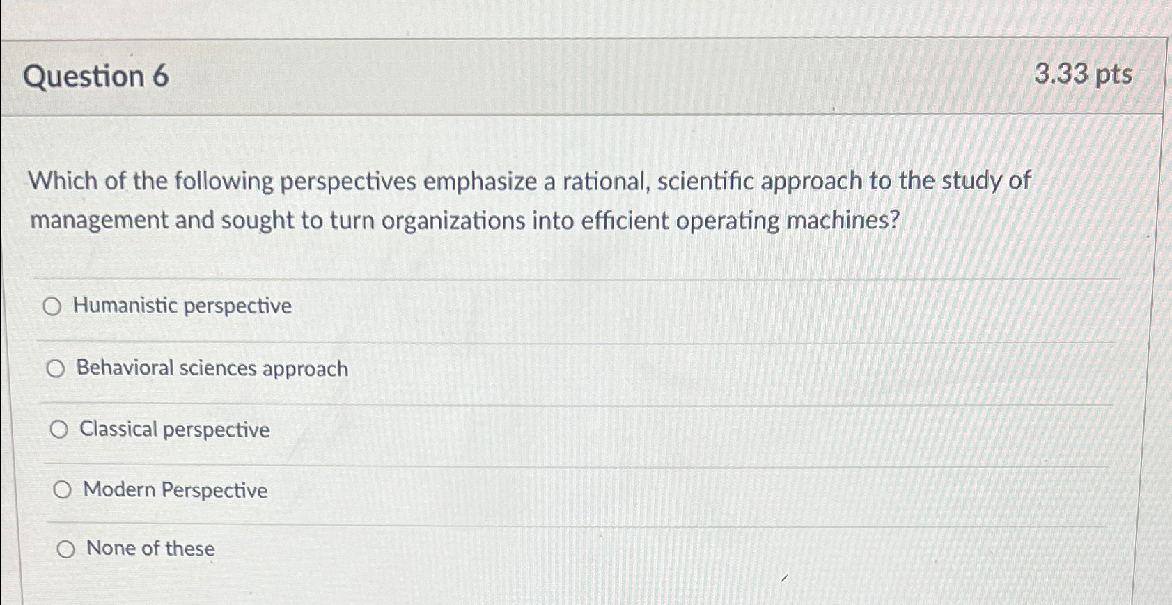 Solved Question Ptswhich Of The Following Chegg