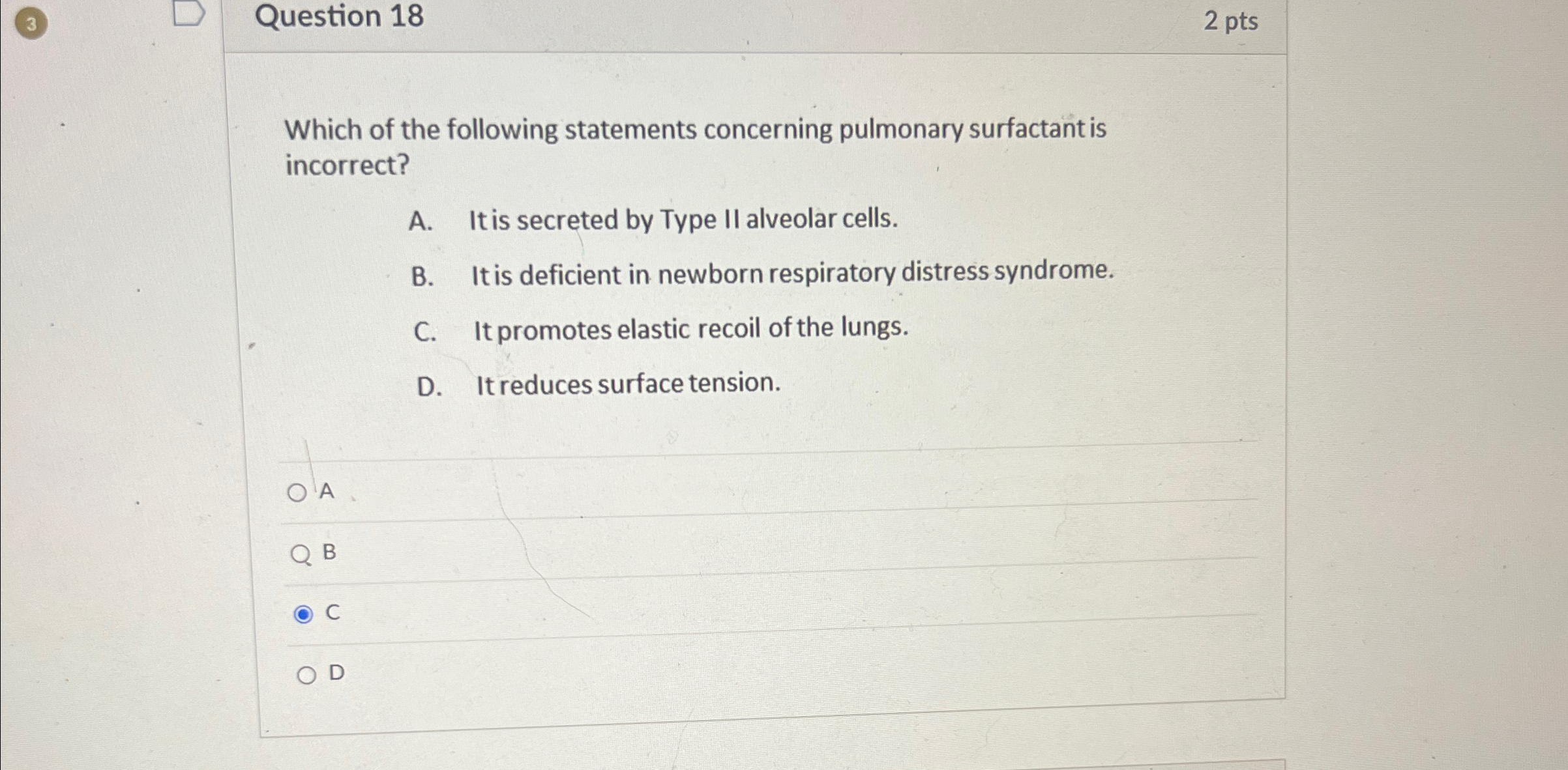 Solved Question Ptswhich Of The Following Statements Chegg