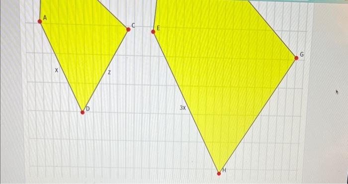 Solved Question If Quadrilaterals Abcd And Efgh Shown Chegg