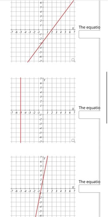 Solved Determine The Equation Of Each Line In The Graphs Chegg