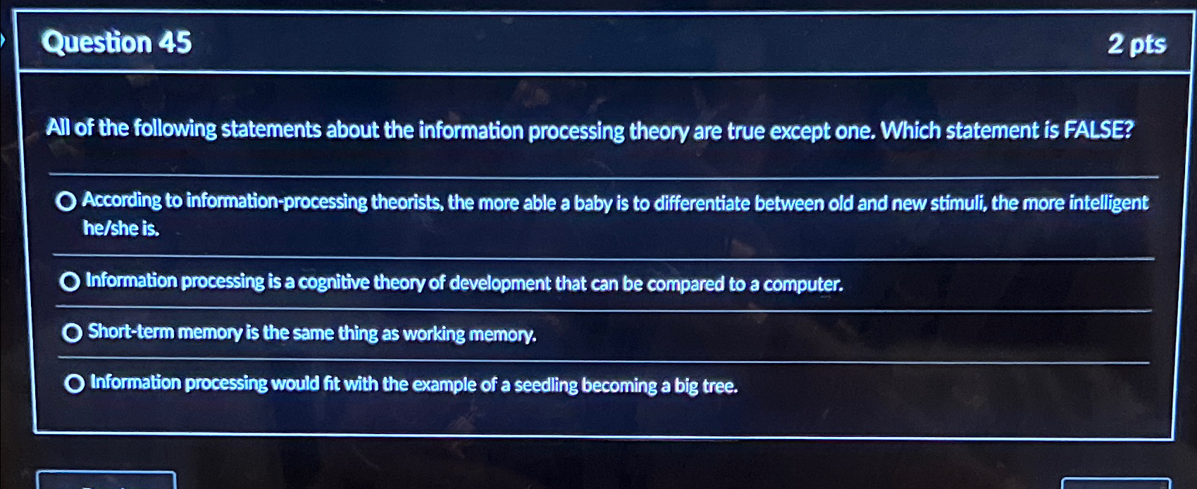 Solved Question Ptsall Of The Following Statements Chegg