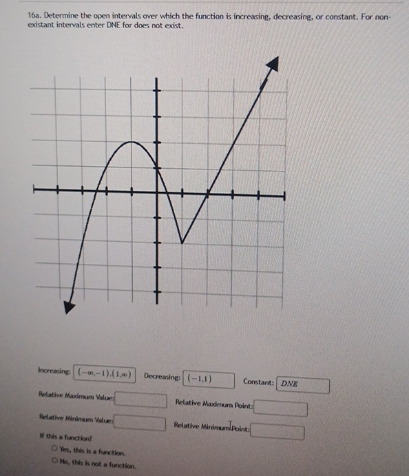 Solved A Determine The Open Intervals Over Which The Chegg