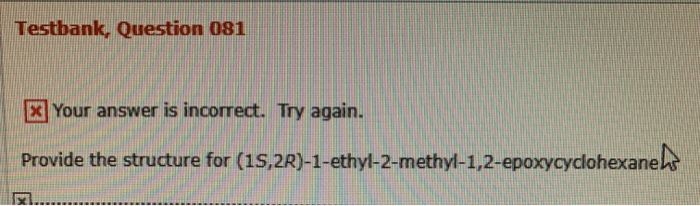 Solved Testbank Question Your Answer Is Incorrect Chegg