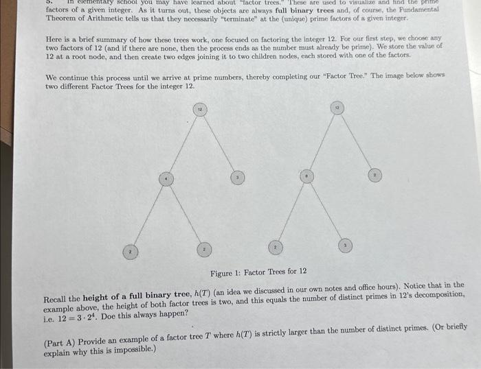 Solved Factors Of A Given Integer As It Turns Out These Chegg