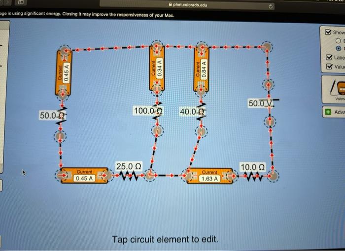 Solved Table Points V V Using Kirchhoff S Chegg