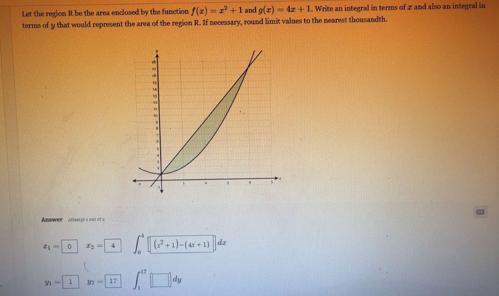 Solved Let The Region R Be The Area Enclosed By The Function Chegg