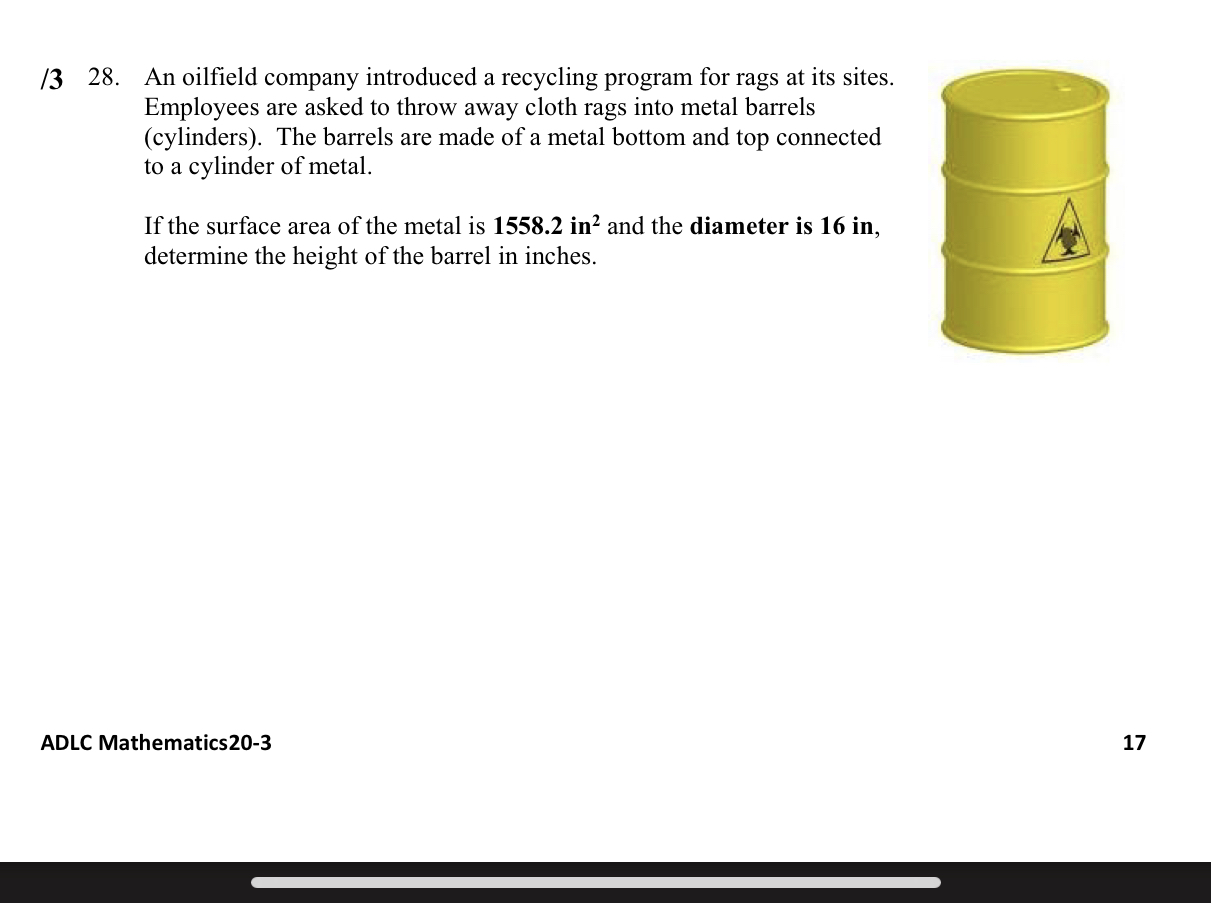 Solved 3 28 An Oilfield Company Introduced A Recycling Chegg