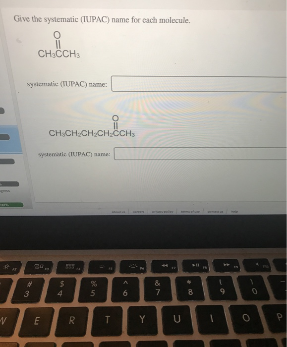 Solved Give The Systematic Iupac Name For Each Molecule Chegg