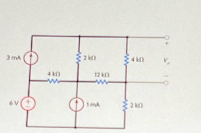 Solved Answer Asap Please Find Vo In The Below Figure Chegg