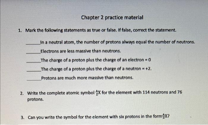 Solved Mark The Following Statements As True Or False If Chegg