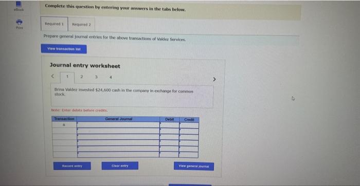 Solved Exercise Algo Analyzing And Journalizing Chegg