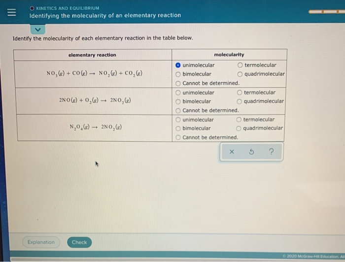 Solved O Kinetics And Equilibrium Identifying The Chegg