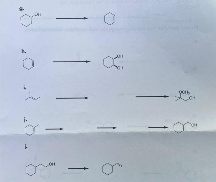 Solved Reagents Please Provide The Missing Reagents And Chegg