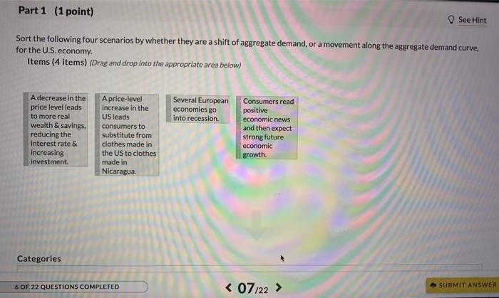 Solved Part 1 1 Point See Hint Sort The Following Four Chegg