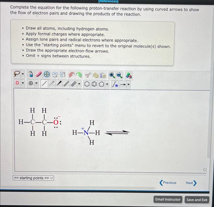 Solved Complete The Equation For The Following Chegg