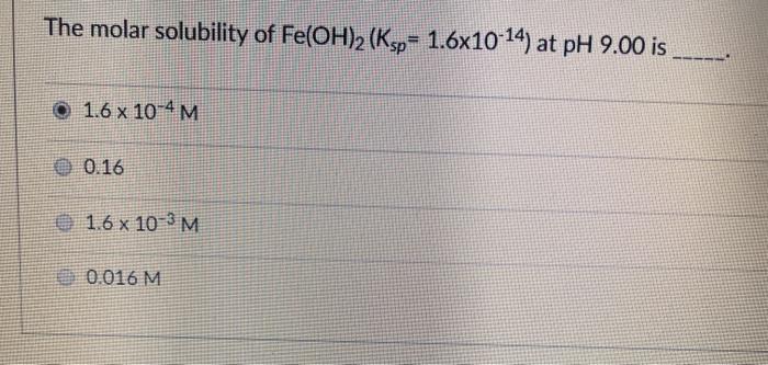 Solved Question 21 The Molar Solubility For CaF2 In Water At Chegg