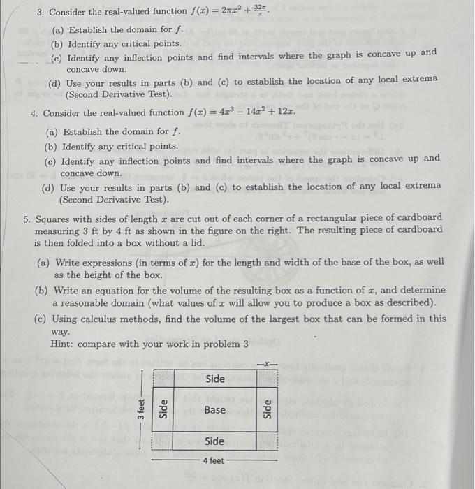 Solved Consider The Real Valued Function F X X X Chegg