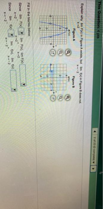 Solved This Question Pts Of Cm Explain Why Lim F X Chegg