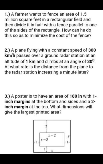 Solved A Farmer Wants To Fence An Area Of Million Chegg