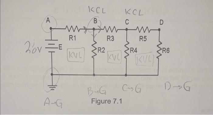 Solved Find VA VB VC VDand Write The Deviation For Chegg