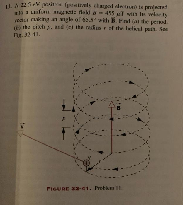 Solved 11 A 22 5 EV Positron Positively Charged Electron Chegg