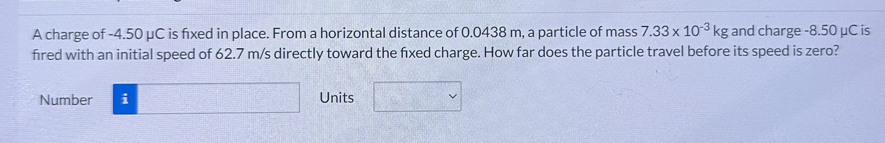 Solved A charge of 4 50μC is fixed in place From a Chegg