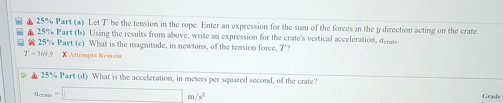 Solved Problem A Man Is Attempting To Lift A Crate Chegg